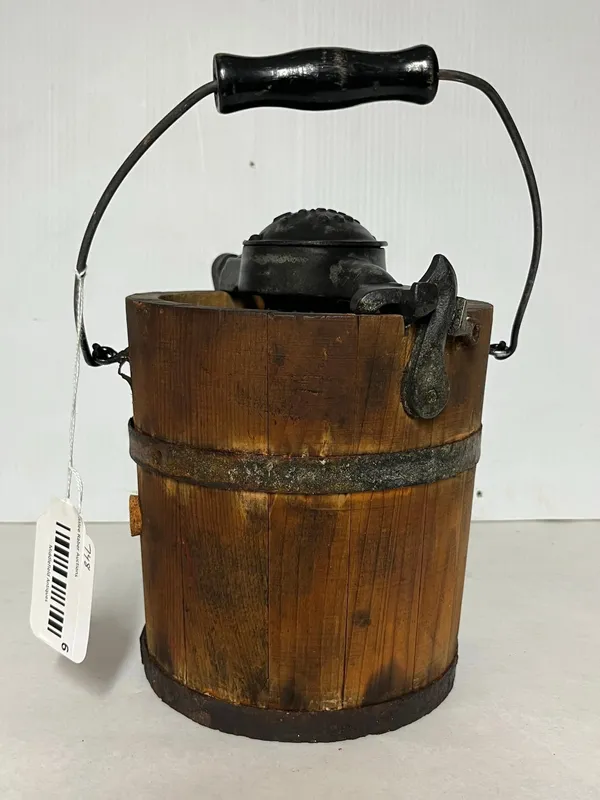 Arctic Wooden Ice Cream Freezer 1889 from auction in Dundee, Ohio