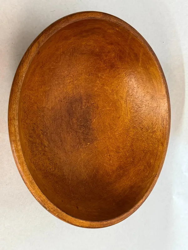 Munising Turned Wood Bowl from auction in Dundee, Ohio