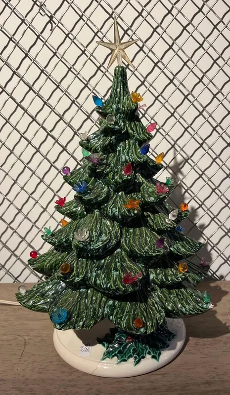 Gayla 1976 Illuminated Christmas Tree from auction in Dundee, Ohio