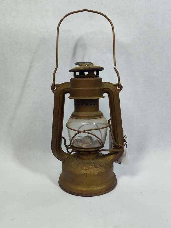 German Feuerhand 175 Hurricane Lantern from auction in Dundee, Ohio