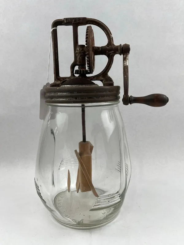 Dazey No. 20 Glass Butter Churn from auction in Dundee, Ohio