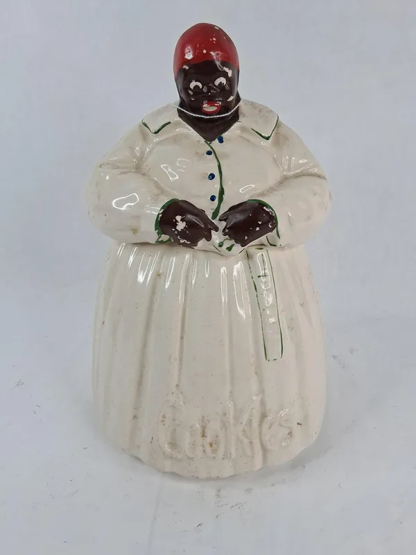 Vintage McCoy Pottery Mammy Cookie Jar from auction in Dundee, Ohio