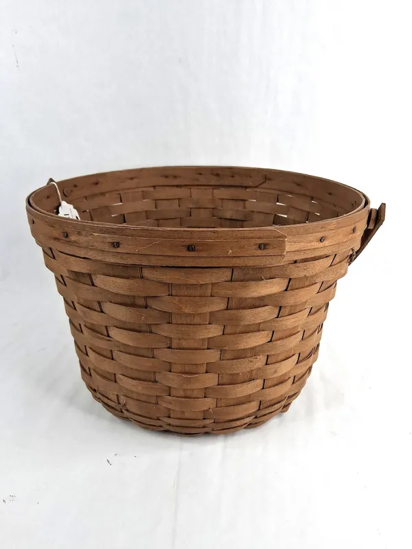 Longaberger Splint Corn Basket, 1984 from auction in Dundee, Ohio