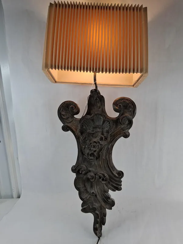 Rococo Revival Electric Wall Sconce from auction in Dundee, Ohio