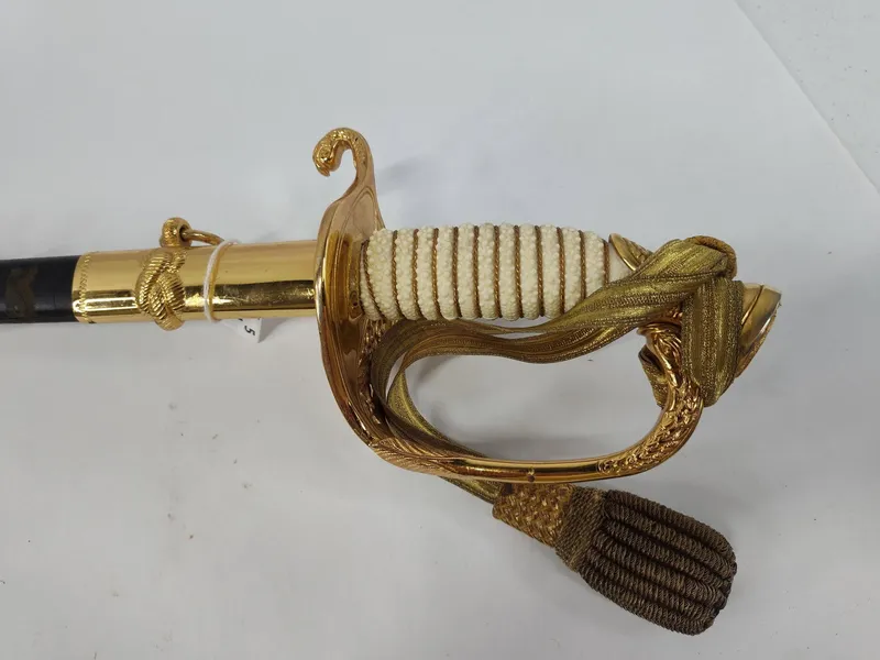 Vanguard U.S. Navy Officer Sword from auction in Dundee, Ohio