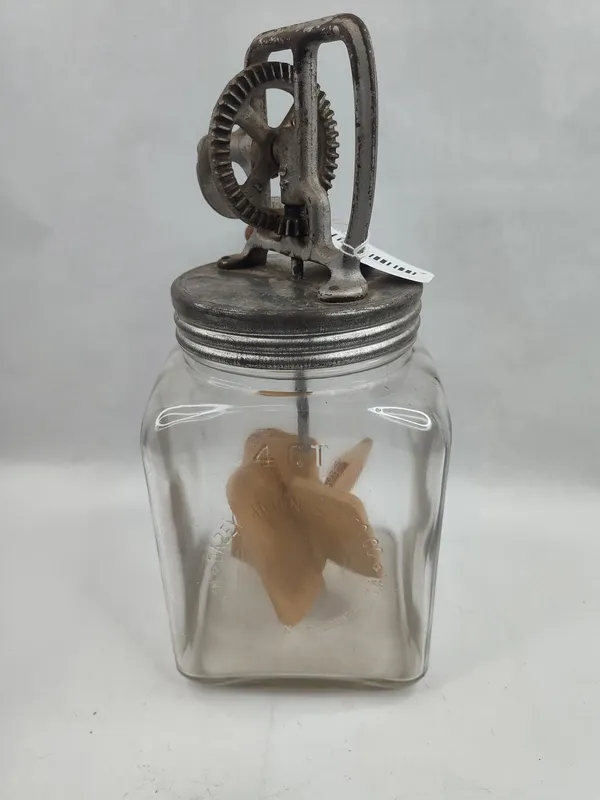 Dazey Churn & Mfg. Co. Glass Churn from auction in Dundee, Ohio