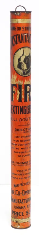 Bull Dog Brand Fire Extinguisher from auction in Shipshewana, Indiana