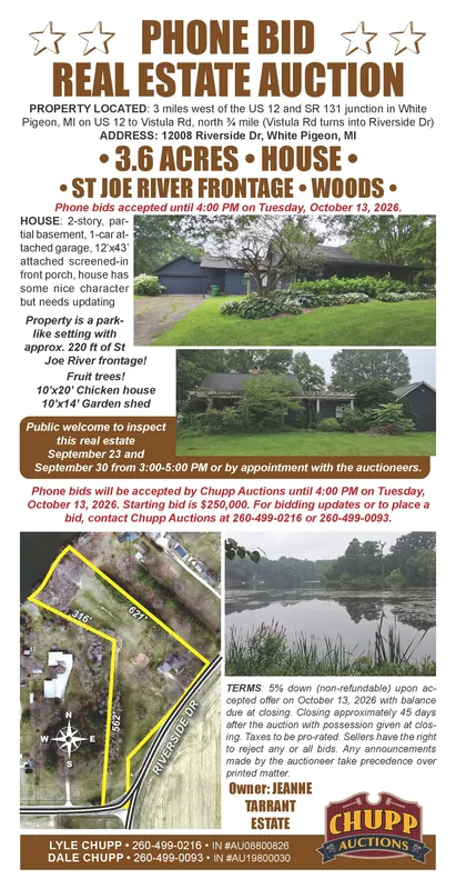 Photos and Details from auction in Shipshewana, Indiana