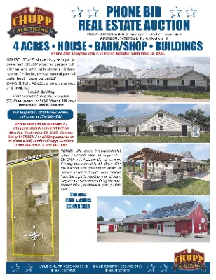 4 Acres - House - Barn/Shop - Buildings