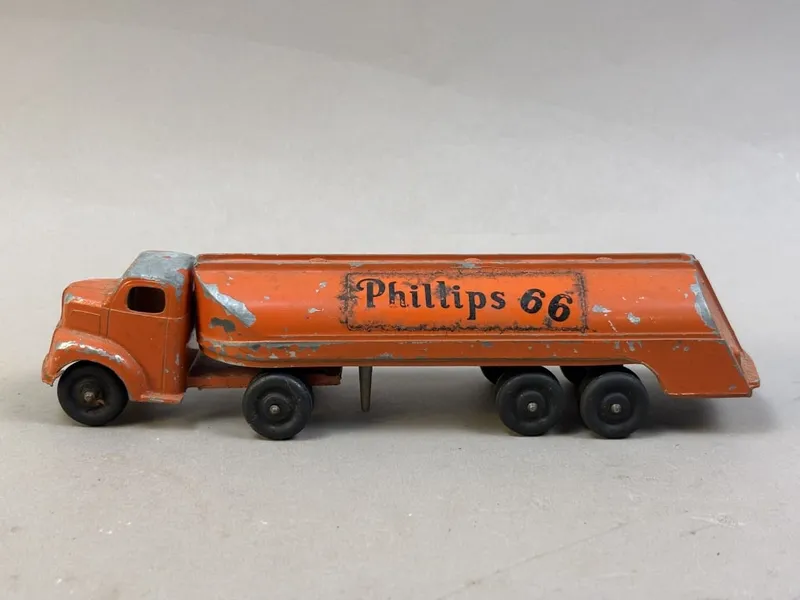 Phillips 66 Gasoline Ralstoy Toy Semi Truck Hauler from auction in Jackson, Michigan