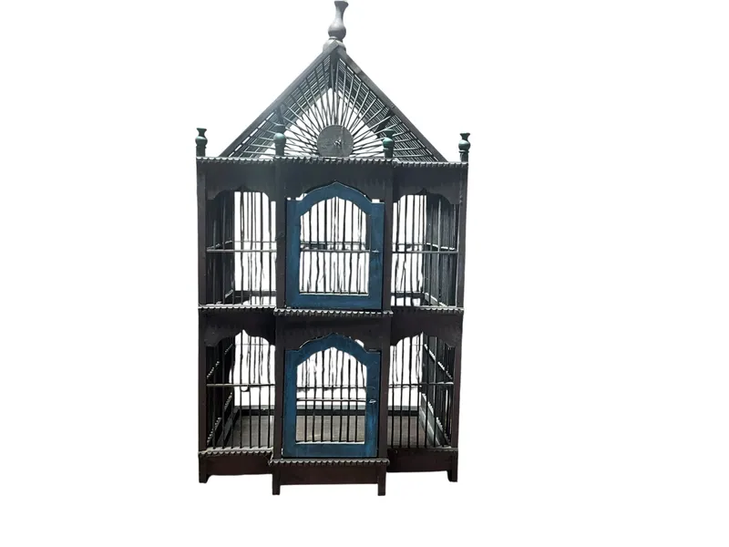 Vintage Wooden Bird Cage from auction in Cleveland, Georgia