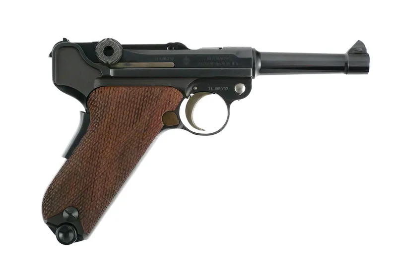 Mauser Luger Swiss American Eagle 9mm Pistol from auction in Clearwater, Florida