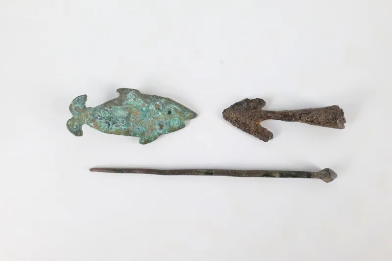 Ancient Bronze Artifact Lot from auction in Williamstown, New Jersey