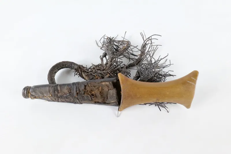 Antique African Sudanese Arm Dagger from auction in Williamstown, New Jersey