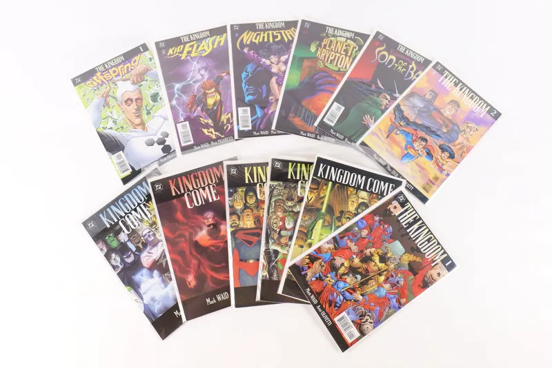 Lot of Kingdom Come and The Kingdom Comics from auction in Williamstown, New Jersey