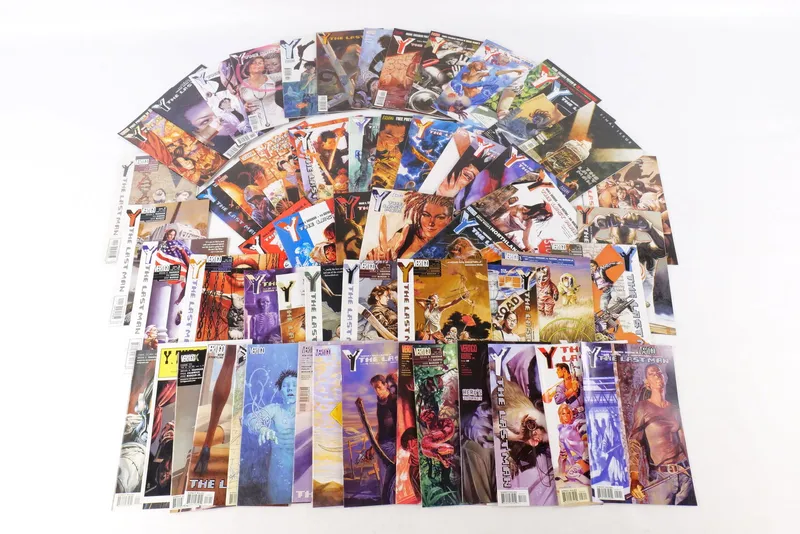 Lot of Y The Last Man Comics from auction in Williamstown, New Jersey