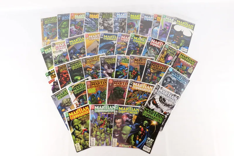 Lot of Martian Manhunter Comics from auction in Williamstown, New Jersey