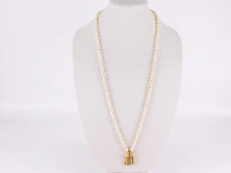 14k & Pearl Necklace from auction in Williamstown, New Jersey