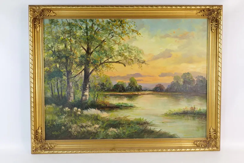 Oil on Canvas - Landscape from auction in Williamstown, New Jersey