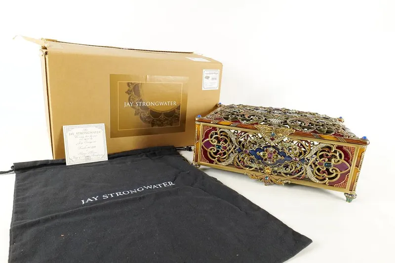 The High-End Showcase: Jay Strongwater, Vintage Mens 18K Rolex/Omega/Patek Watches, Fine Jewelry, Peter Max Art, Waterford Crystal & More!