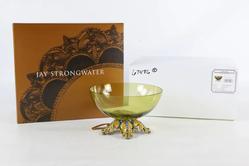 Jay Strongwater Vincenzo Bowl from auction in Williamstown, New Jersey