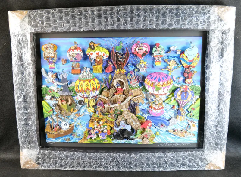 Disney Legends & Imagination Auction: High-End Art and Production Cells, Figurines, Bronzes & Pins! Over 400+ Lots of Disney Fun!