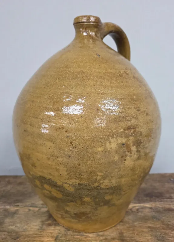 Scarce & Early Daniel Cribbs of Tuscaloosa, Alabama 2 Gallon Jug from auction in Bogart, Georgia