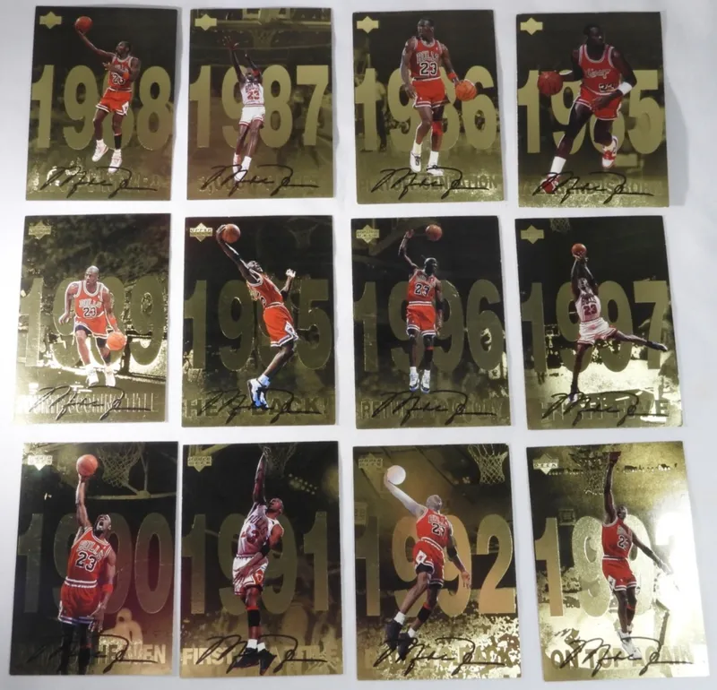 1990s Michael Jordan Trading Cards Lot 12 Cards from auction in Ottawa, Ohio