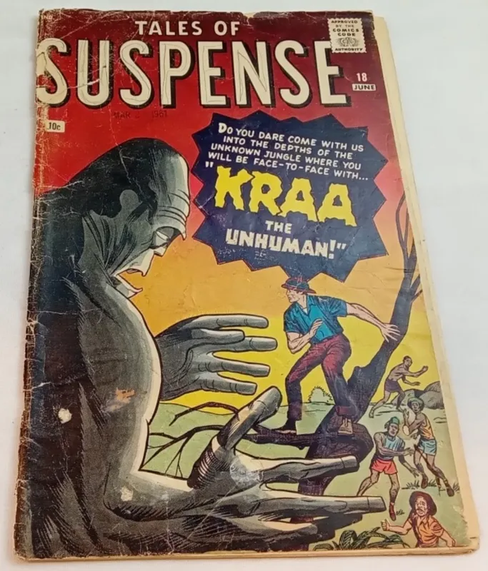 Tales of Suspense #18, June 1961, Raw from auction in Ottawa, Ohio