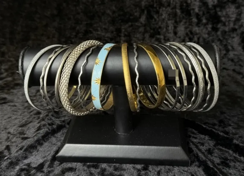 Bangle Bracelets,  15 from auction in Ottawa, Ohio