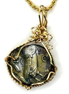 Ancient Coins Made into Jewelry Day 1