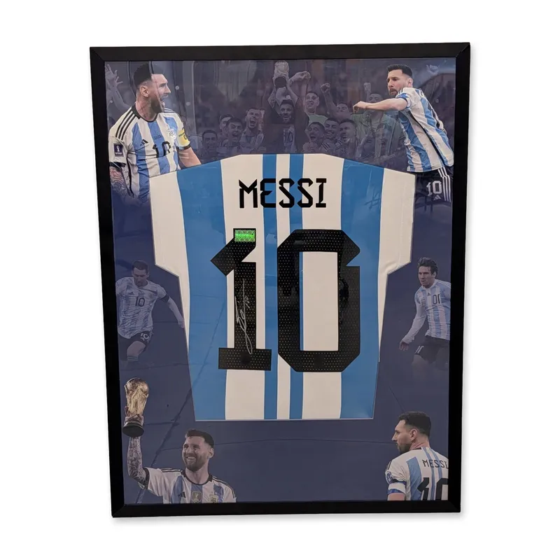 Lionel Messi Signed Argentina Home Shirt w/ COA from auction in Hollywood, Florida