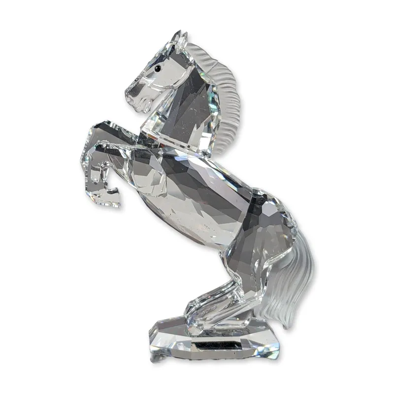 Swarovski Silver Crystal Rearing White Stallion Figurine from auction in Hollywood, Florida