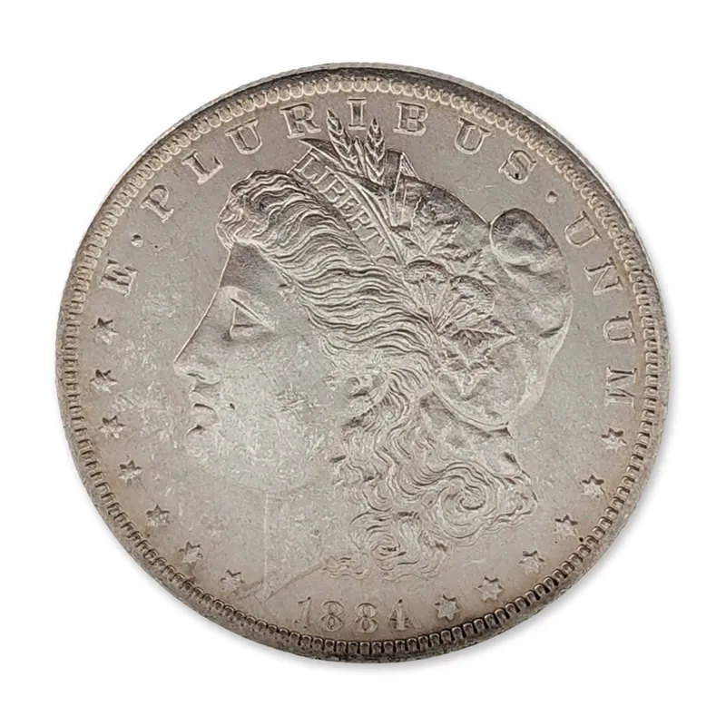 1884-O US Morgan Silver Dollar Coin from auction in Hollywood, Florida