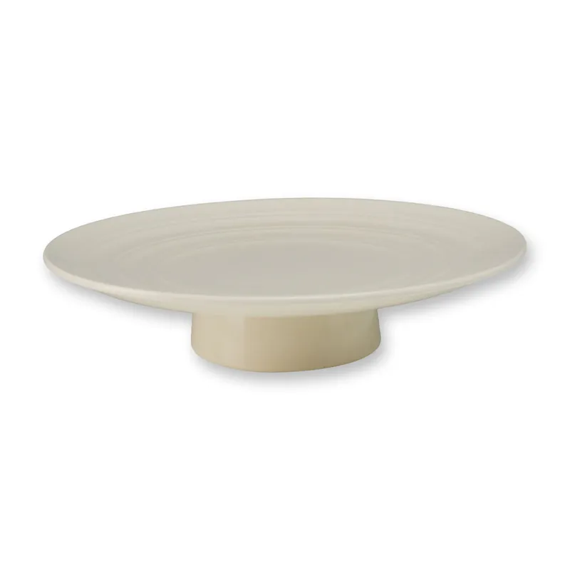 Keith Murray for Wedgwood Art Deco Moonstone Footed Comport from auction in Hollywood, Florida