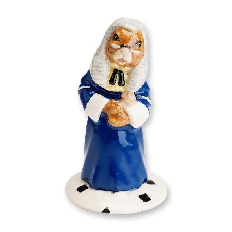 Royal Doulton Bunnykins No Ears Special Colorway Prototype Figurine, Judge DB188 from auction in Hollywood, Florida