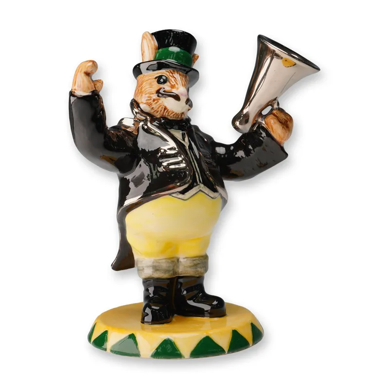 Royal Doulton Bunnykins Prototype Figurine, Randolf the Ringmaster from auction in Hollywood, Florida