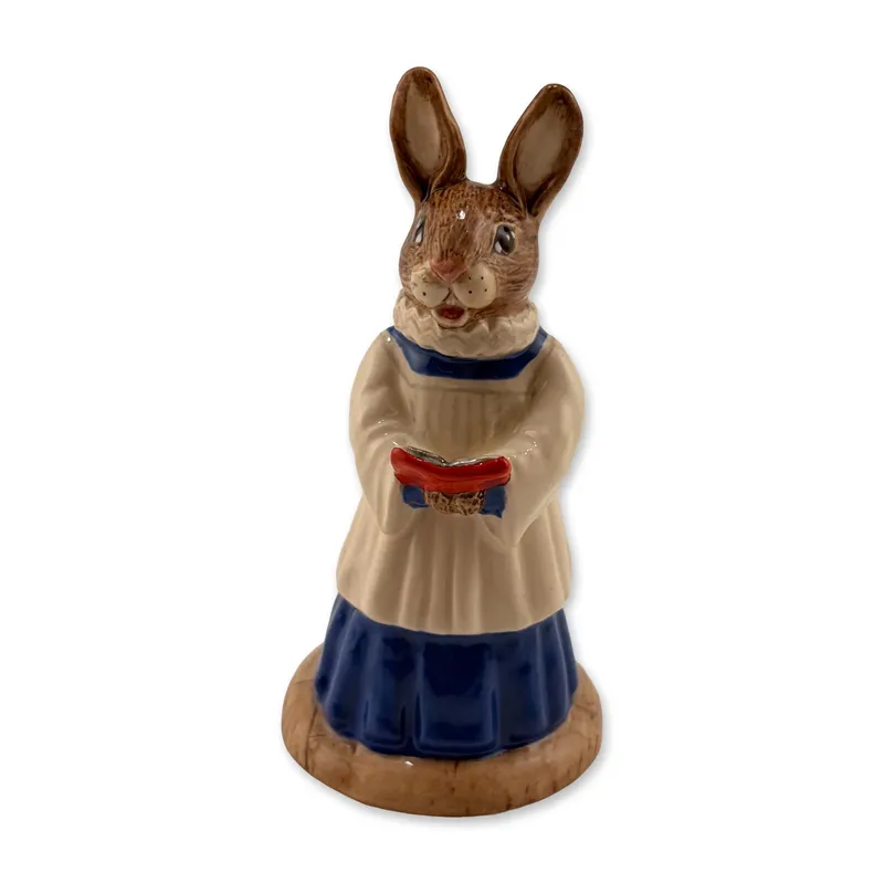 Royal Doulton Prototype Bunnykins Figurine, Choir Singer from auction in Hollywood, Florida