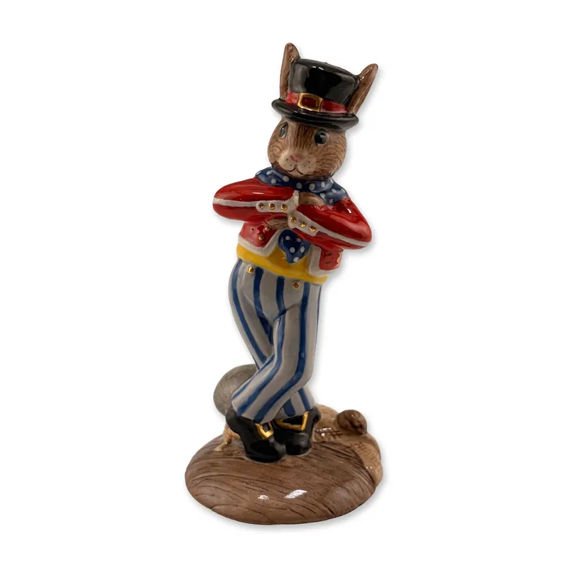 Royal Doulton Prototype Bunnykins Figurine, Hornpiper from auction in Hollywood, Florida
