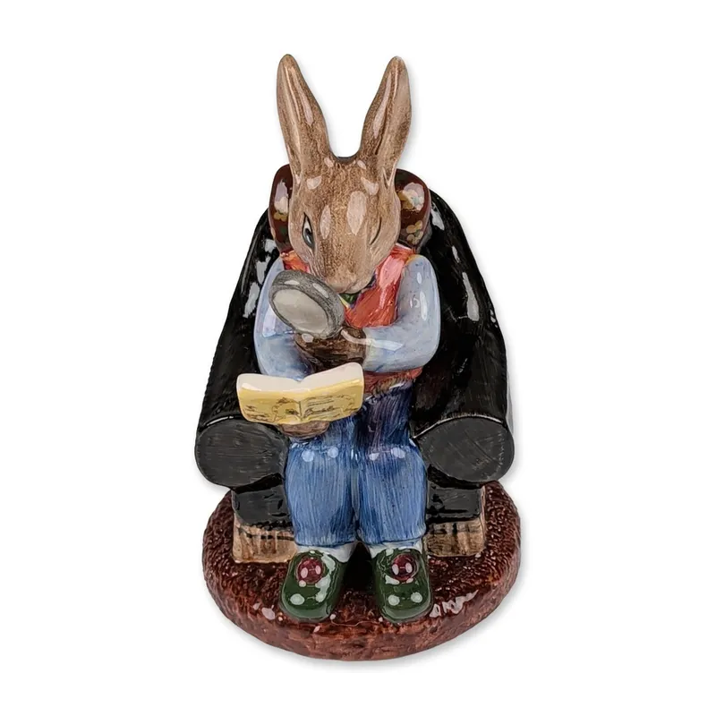 Royal Doulton Bunnykins Prototype Colorway Figurine, The Collector DB54 from auction in Hollywood, Florida