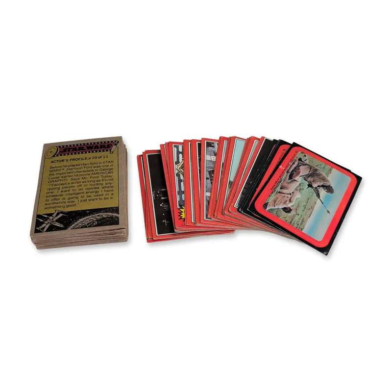 1977 Topps Star Wars Series 2 Trading Card and Sticker Collection from auction in Hollywood, Florida