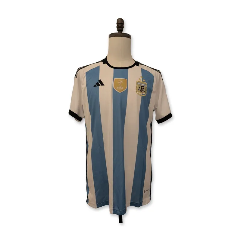 Lionel Messi Signed Argentina National Team Soccer Jersey from auction in Hollywood, Florida