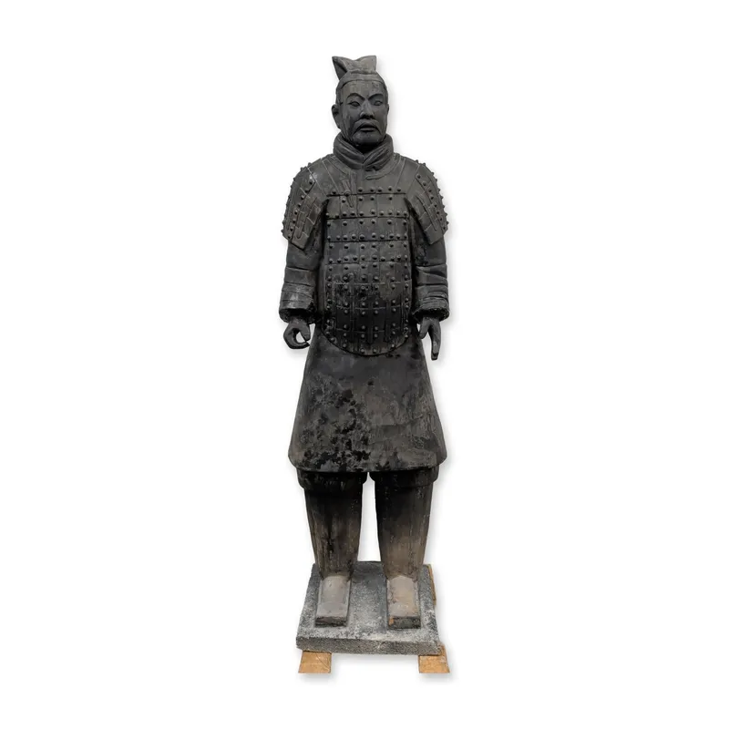 Life Size Chinese Terracotta Warrior Statue, Replica from auction in Hollywood, Florida