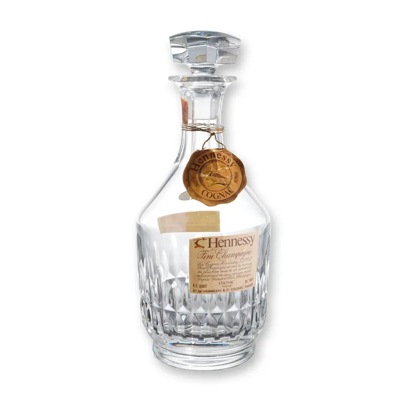 Hennessy Cognac Baccarat Crystal Centerbury Decanter from auction in Hollywood, Florida