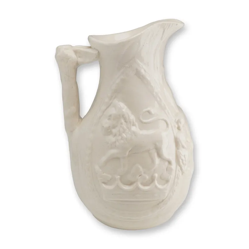 Josiah Wedgwood Commemorative Parian Ware Pitcher, Glossy from auction in Hollywood, Florida