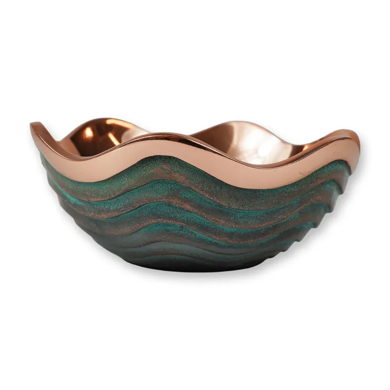Lisa Smith for Nambe Copper Canyon Mini Bowl, Model MT0228 from auction in Hollywood, Florida