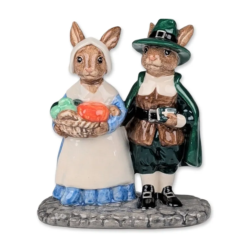 Royal Doulton Bunnykins Figurine, Pilgrim DB212 from auction in Hollywood, Florida