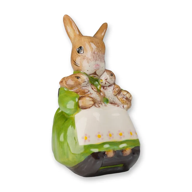 Royal Doulton Beatrix Potter Prototype Figurine, Mrs Rabbit and Bunnies from auction in Hollywood, Florida