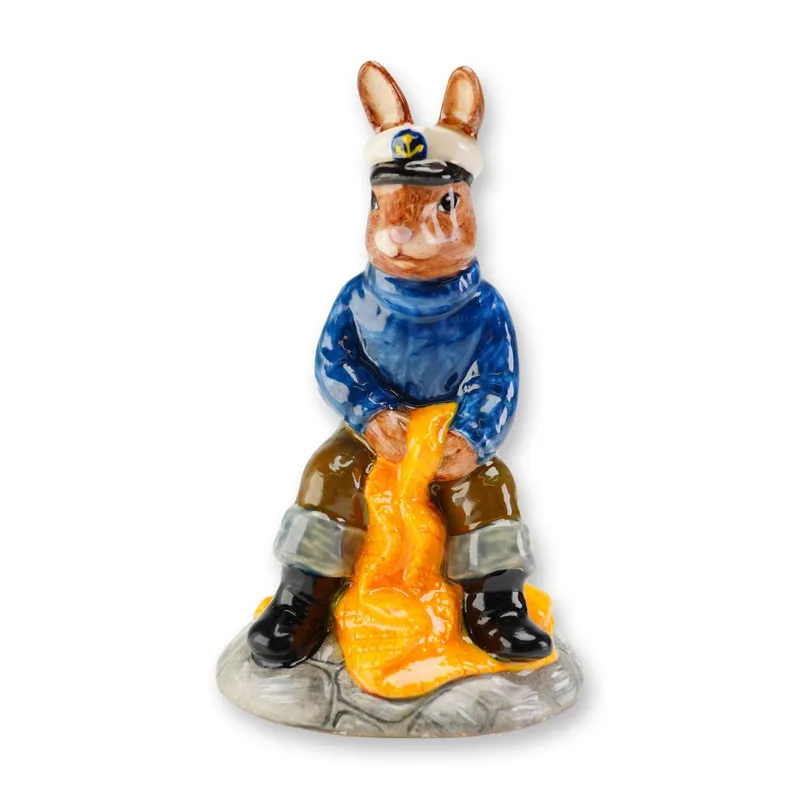 Royal Doulton Prototype Bunnykins Figurine, Fisherman from auction in Hollywood, Florida