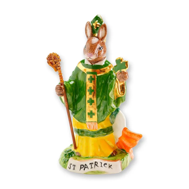 Royal Doulton Prototype Bunnykins Figurine, St. Patrick from auction in Hollywood, Florida